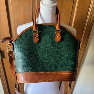 Vintage Green Leather Handbag designer inspired